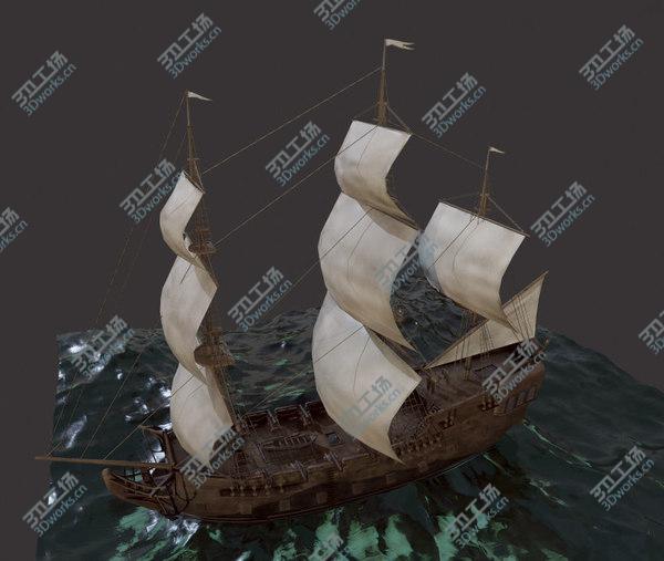 images/goods_img/20210312/3D Sailboat Galleon model/2.jpg